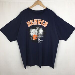Garth Brooks Stadium Tour Concert T-Shirt Blue Orange Denver Graphic Size 3XL